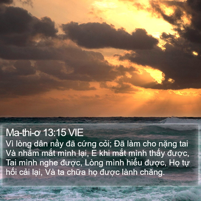 Ma-thi-ơ 13:15 VIE Bible Study