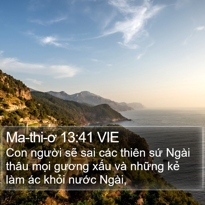 Ma-thi-ơ 13:41 VIE Bible Study