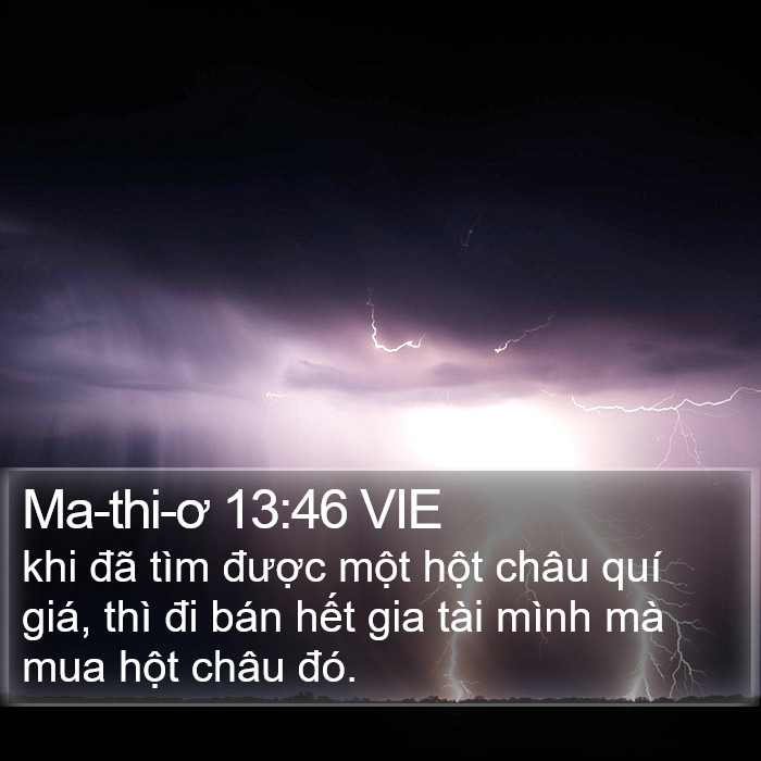 Ma-thi-ơ 13:46 VIE Bible Study