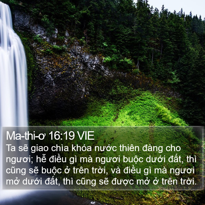 Ma-thi-ơ 16:19 VIE Bible Study