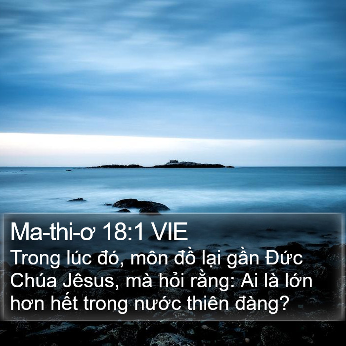 Ma-thi-ơ 18:1 VIE Bible Study