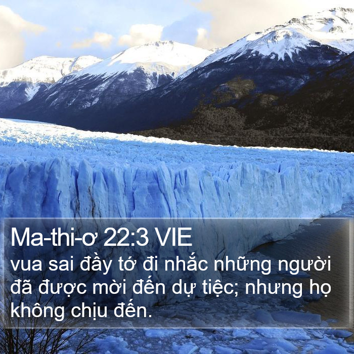 Ma-thi-ơ 22:3 VIE Bible Study