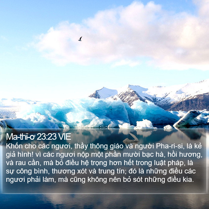 Ma-thi-ơ 23:23 VIE Bible Study