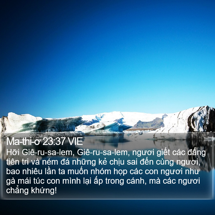 Ma-thi-ơ 23:37 VIE Bible Study