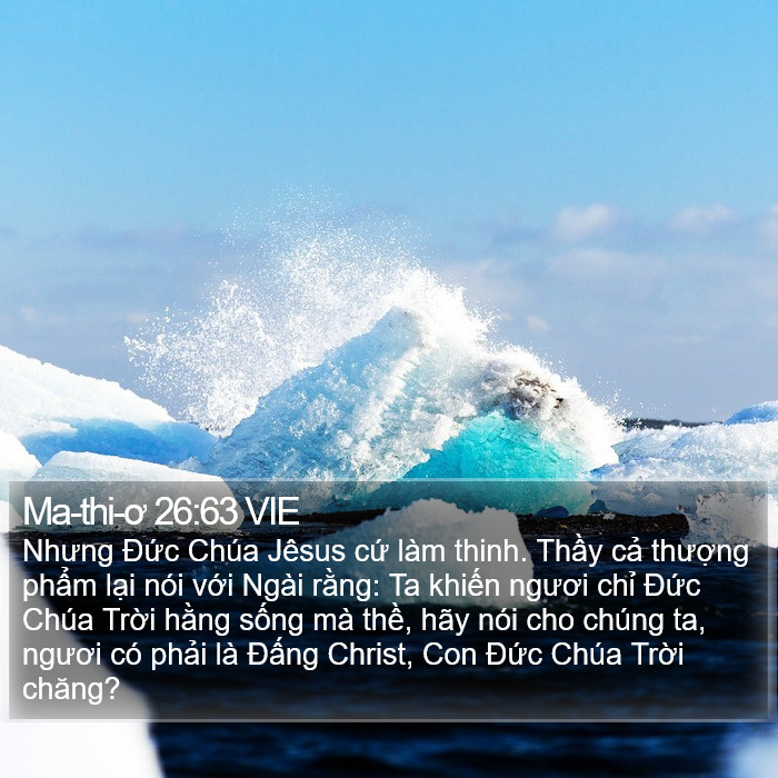 Ma-thi-ơ 26:63 VIE Bible Study