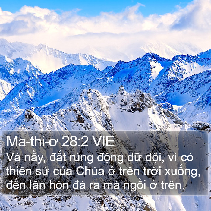 Ma-thi-ơ 28:2 VIE Bible Study