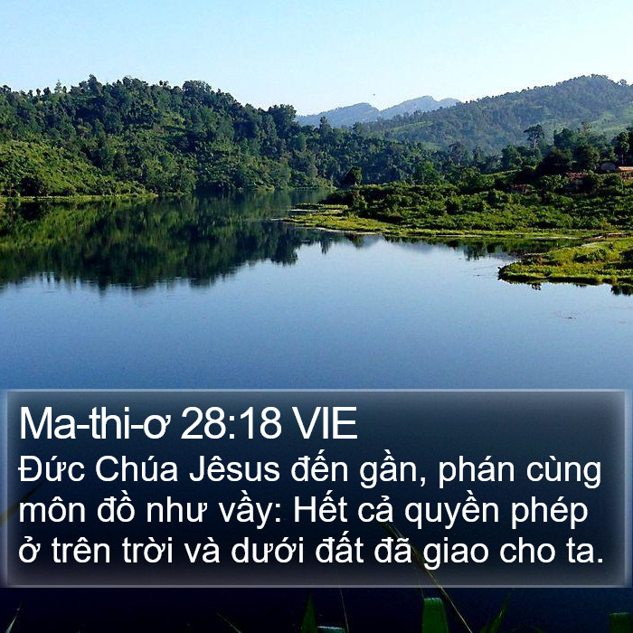 Ma-thi-ơ 28:18 VIE Bible Study