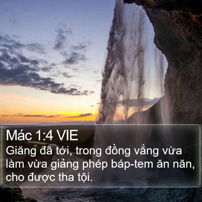 Mác 1:4 VIE Bible Study