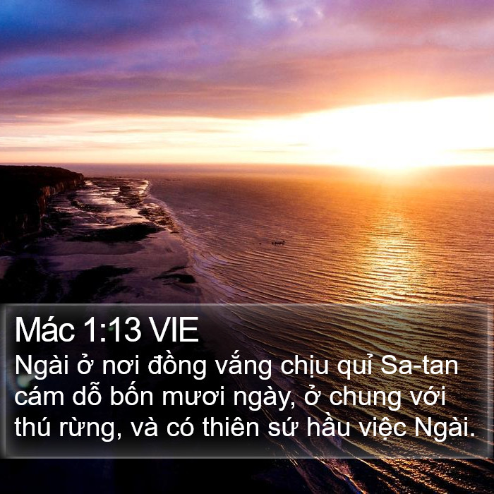 Mác 1:13 VIE Bible Study