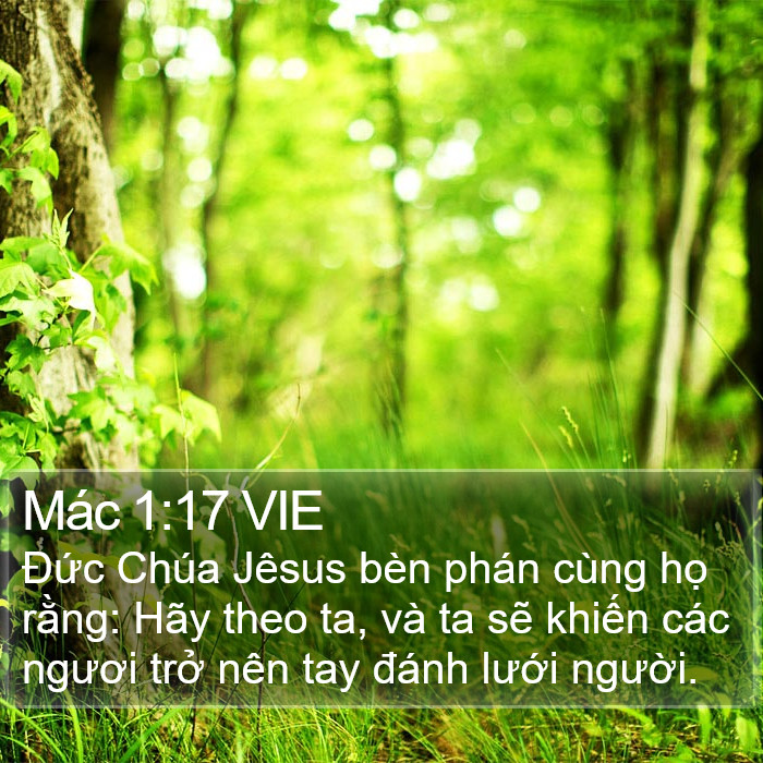 Mác 1:17 VIE Bible Study