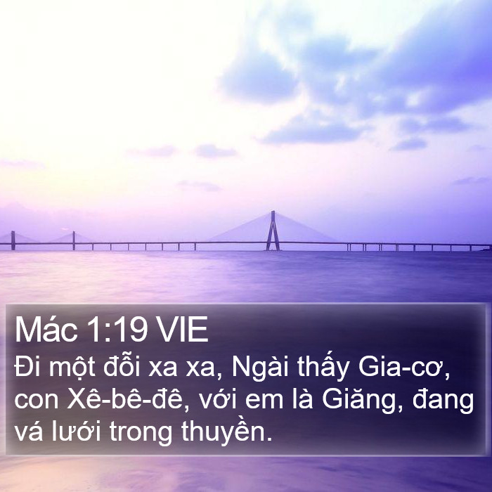 Mác 1:19 VIE Bible Study