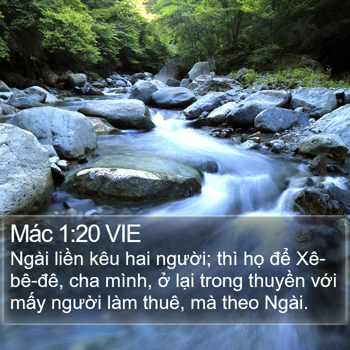 Mác 1:20 VIE Bible Study