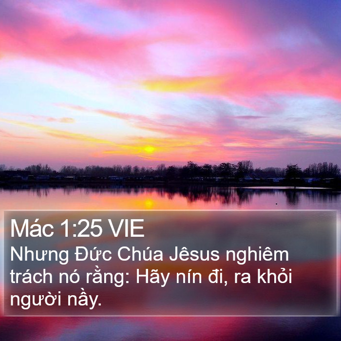 Mác 1:25 VIE Bible Study