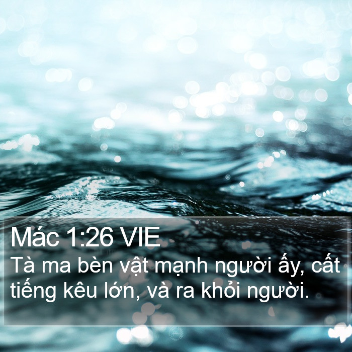 Mác 1:26 VIE Bible Study