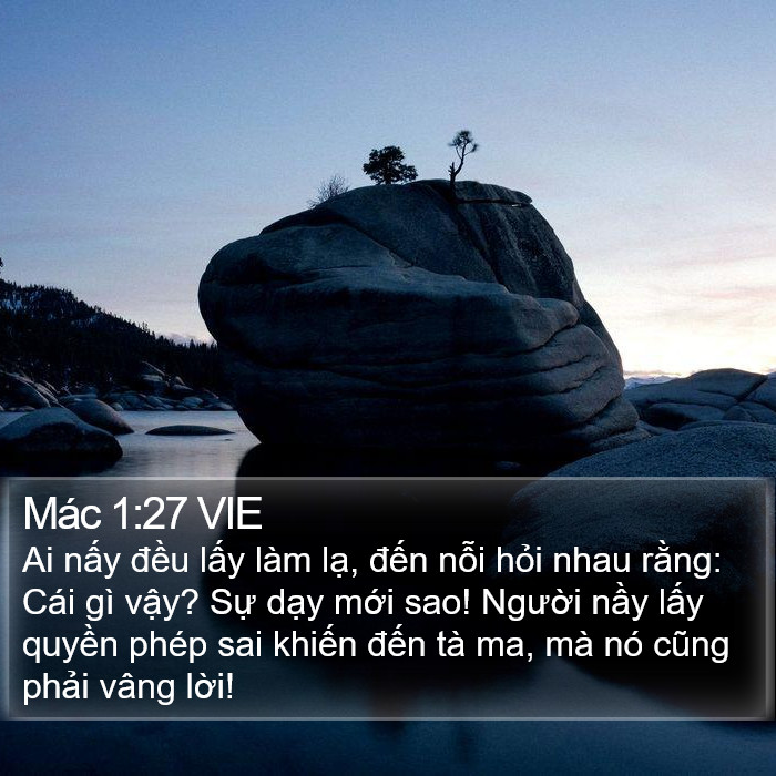 Mác 1:27 VIE Bible Study