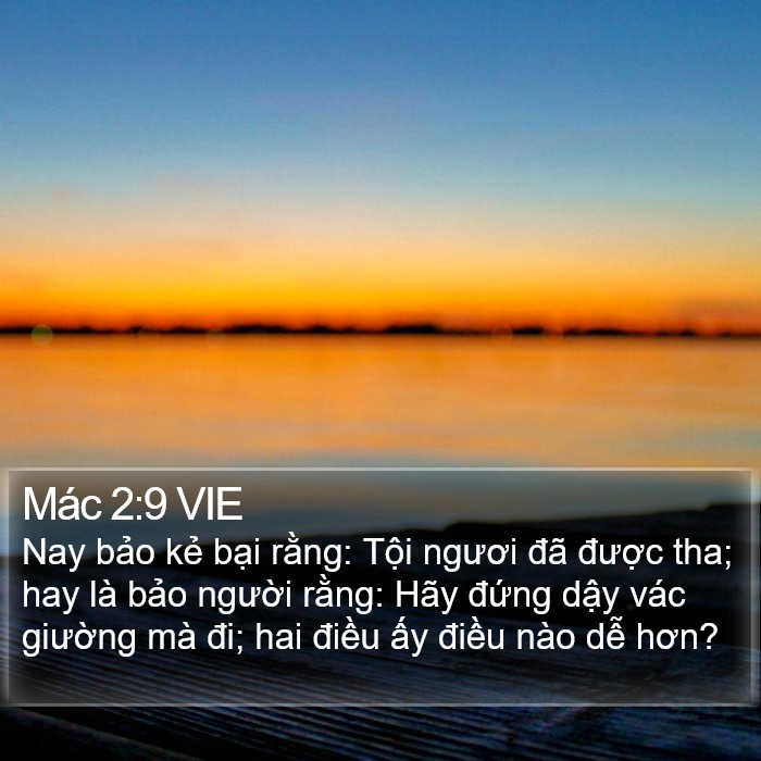 Mác 2:9 VIE Bible Study