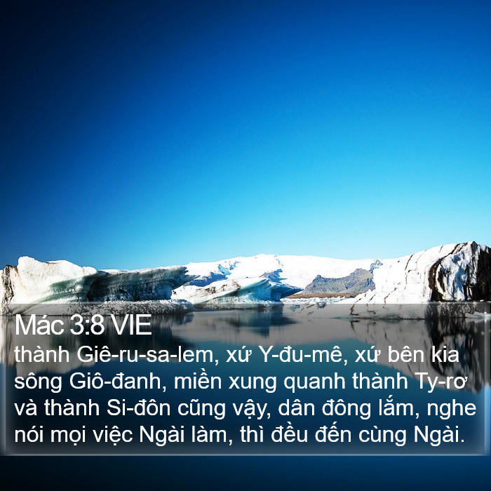 Mác 3:8 VIE Bible Study