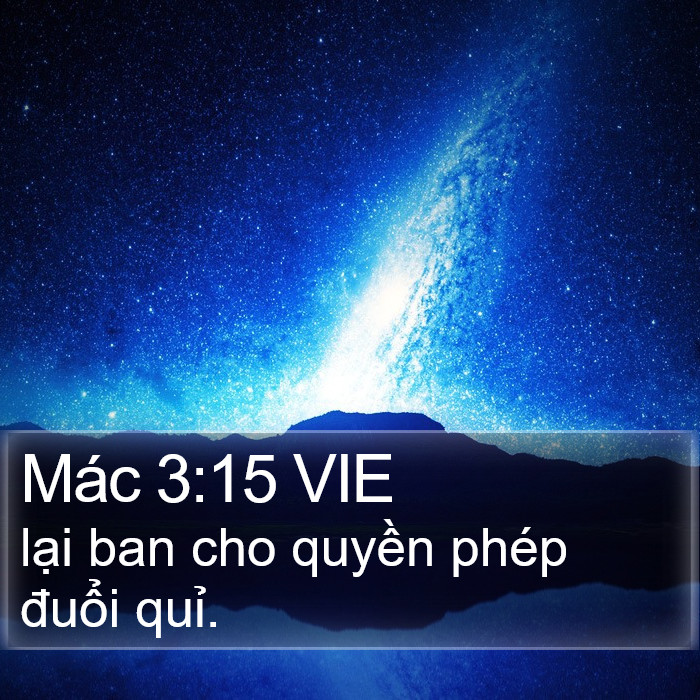 Mác 3:15 VIE Bible Study