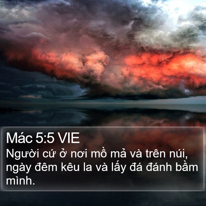 Mác 5:5 VIE Bible Study