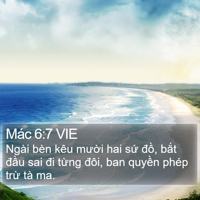 Mác 6:7 VIE Bible Study