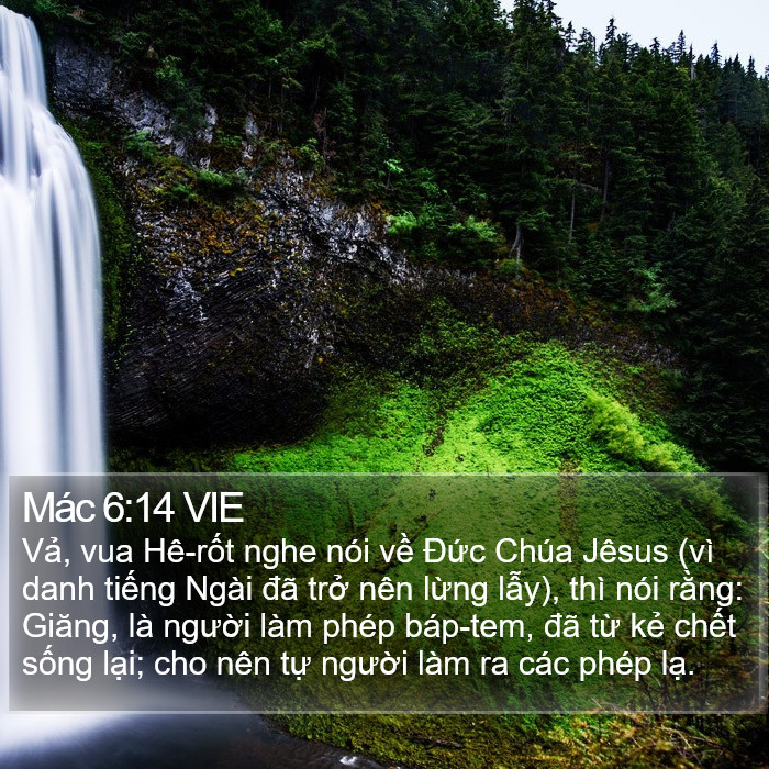 Mác 6:14 VIE Bible Study