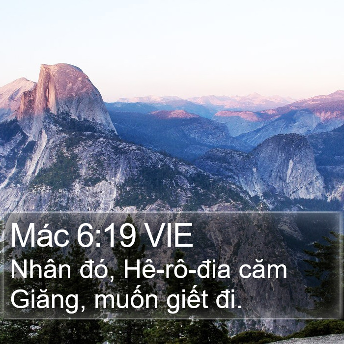 Mác 6:19 VIE Bible Study