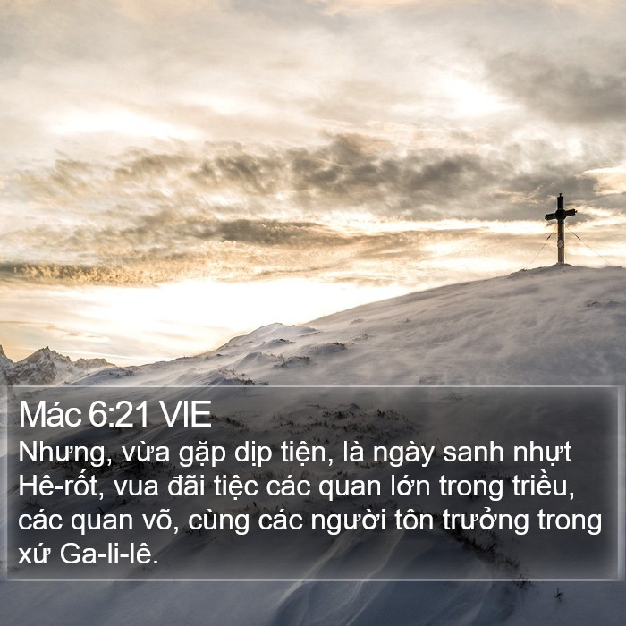 Mác 6:21 VIE Bible Study