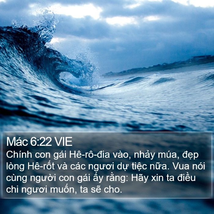 Mác 6:22 VIE Bible Study