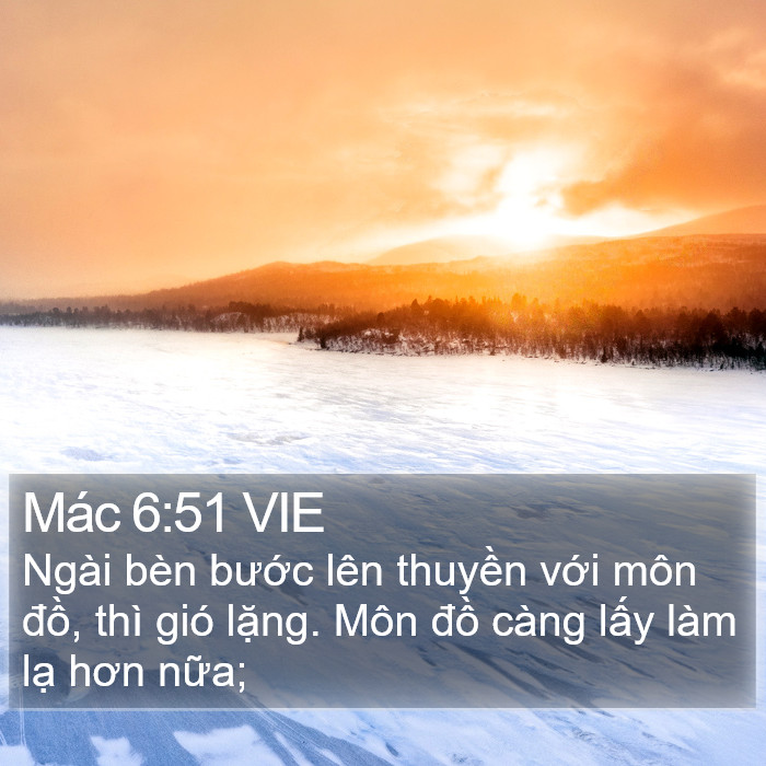 Mác 6:51 VIE Bible Study