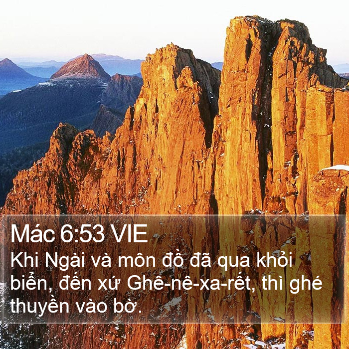 Mác 6:53 VIE Bible Study