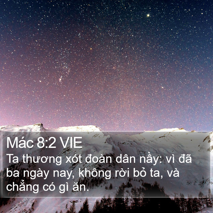 Mác 8:2 VIE Bible Study