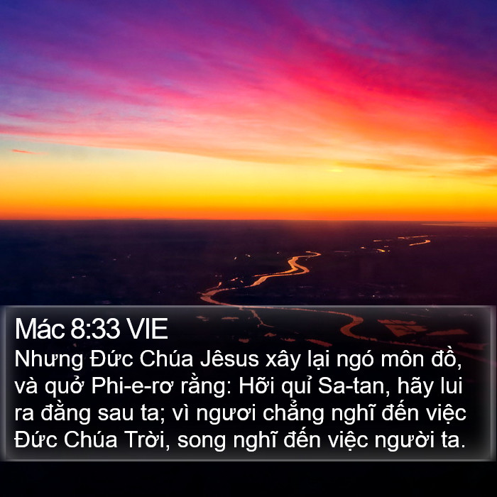 Mác 8:33 VIE Bible Study