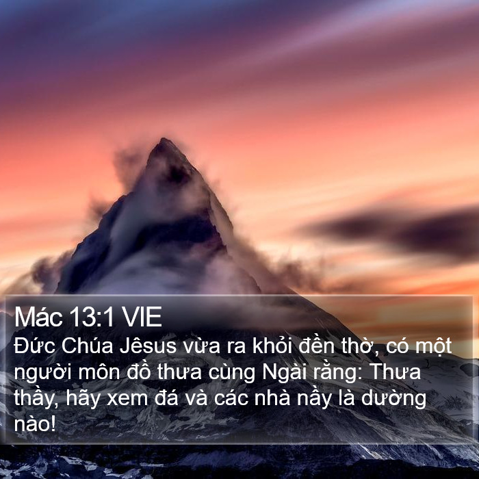 Mác 13:1 VIE Bible Study