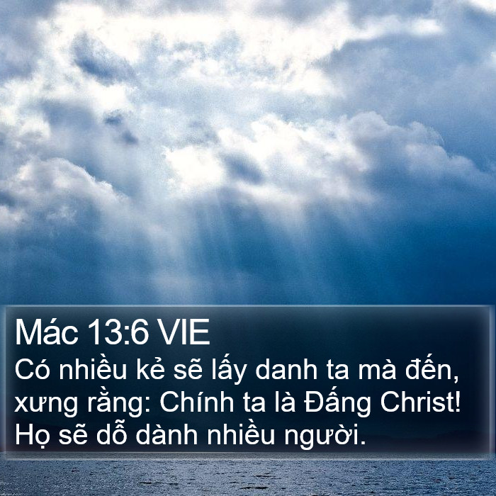 Mác 13:6 VIE Bible Study
