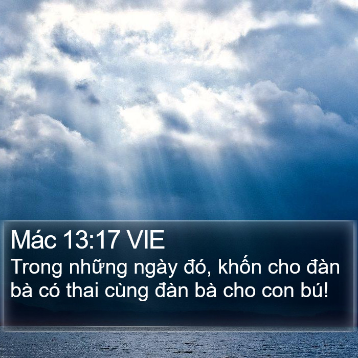 Mác 13:17 VIE Bible Study