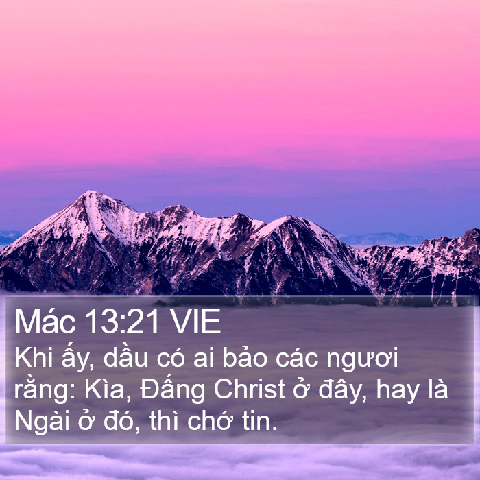 Mác 13:21 VIE Bible Study