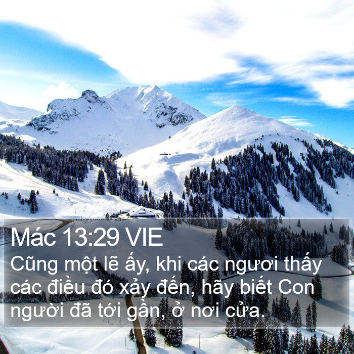 Mác 13:29 VIE Bible Study