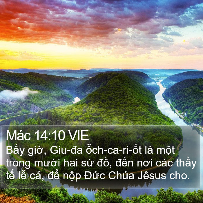 Mác 14:10 VIE Bible Study