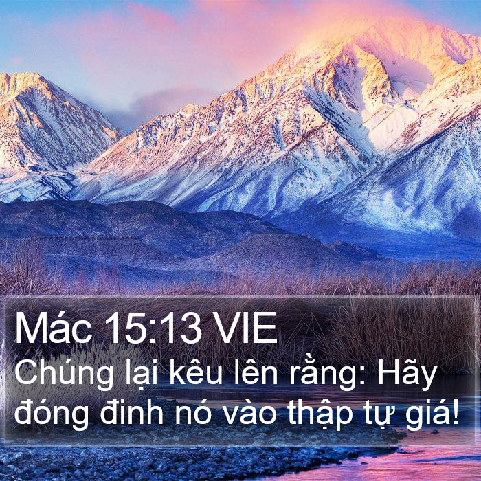 Mác 15:13 VIE Bible Study
