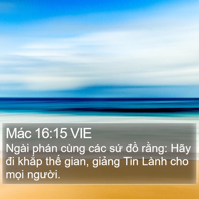 Mác 16:15 VIE Bible Study