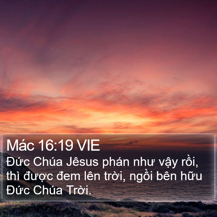 Mác 16:19 VIE Bible Study