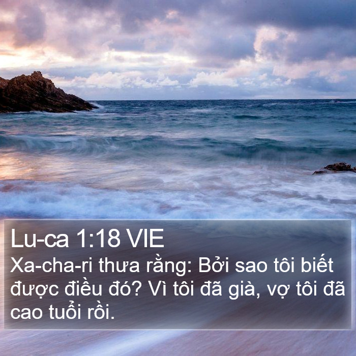 Lu-ca 1:18 VIE Bible Study