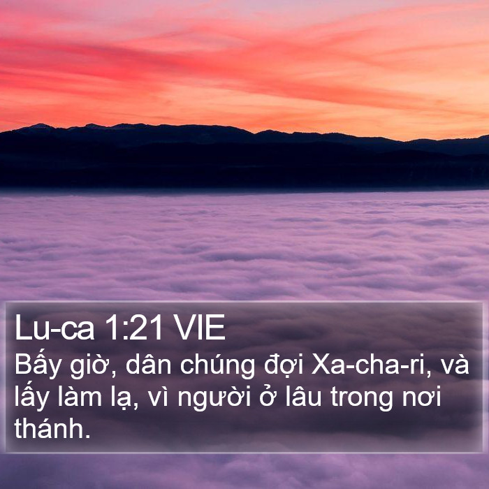 Lu-ca 1:21 VIE Bible Study