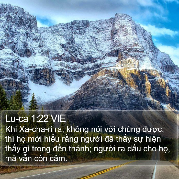 Lu-ca 1:22 VIE Bible Study