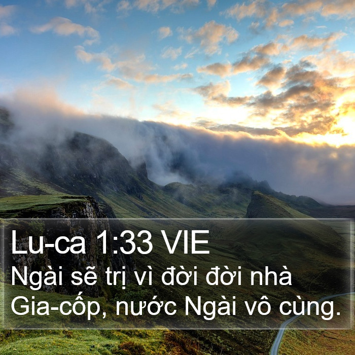 Lu-ca 1:33 VIE Bible Study