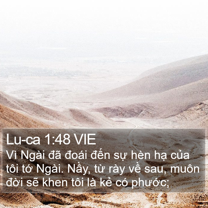 Lu-ca 1:48 VIE Bible Study