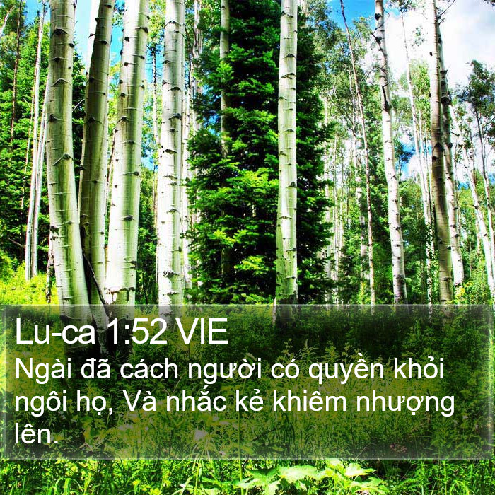 Lu-ca 1:52 VIE Bible Study