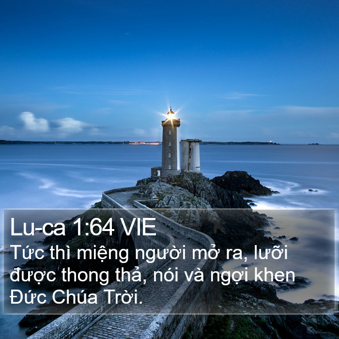 Lu-ca 1:64 VIE Bible Study