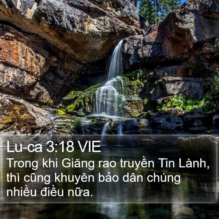 Lu-ca 3:18 VIE Bible Study