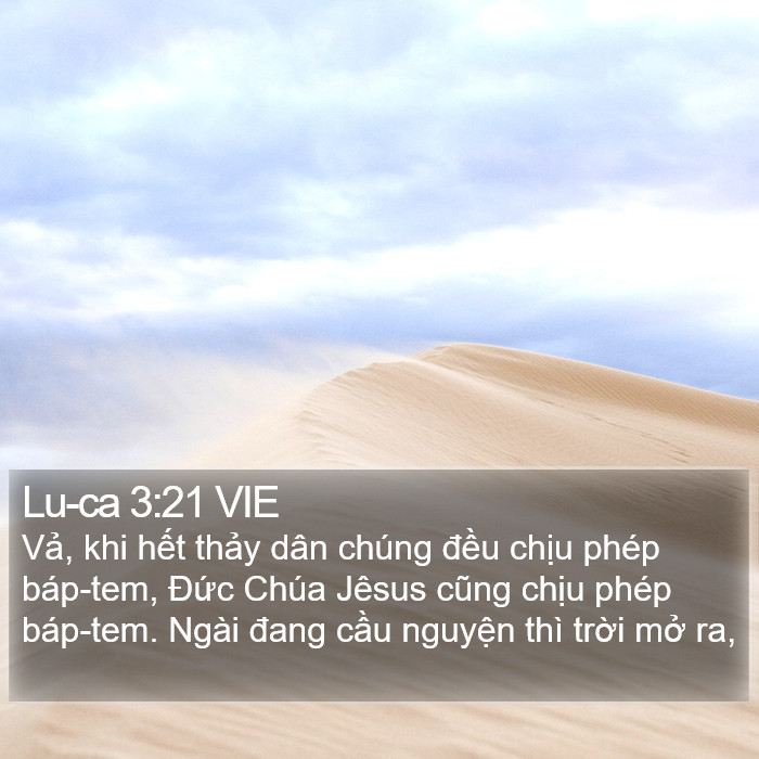 Lu-ca 3:21 VIE Bible Study